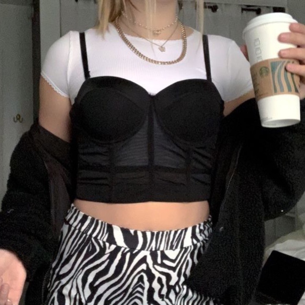 Black Busier Corset Top
